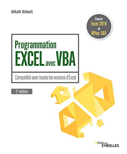 Beispielbild fr Programmation Excel avec VBA: Compatible avec toutes les versions d'Excel. Couvre Excel 2019 et Office 365 zum Verkauf von Ammareal