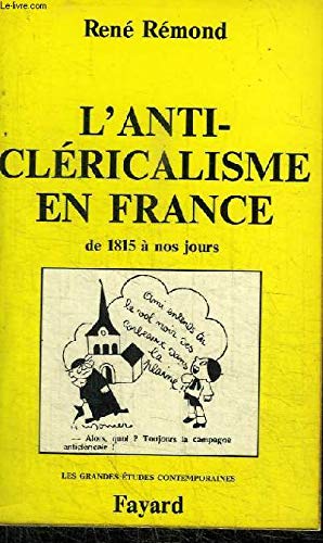 Beispielbild fr L'Anticlricalisme en France zum Verkauf von medimops