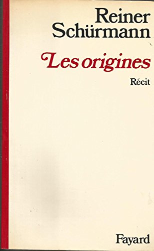 Les origines: ReÌcit (French Edition) (9782213003771) by SchuÌˆrmann, Reiner