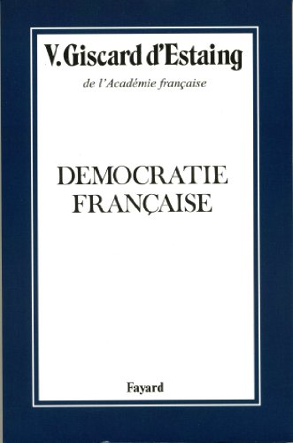 Beispielbild fr Dmocratie franaise zum Verkauf von Ammareal