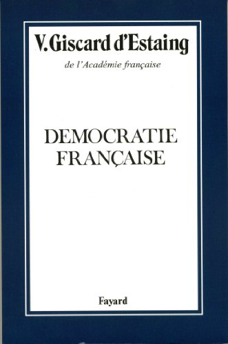 Imagen de archivo de Dmocratie franaise a la venta por Librairie Th  la page