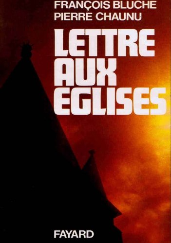 Stock image for Lettre aux eglises for sale by Zubal-Books, Since 1961