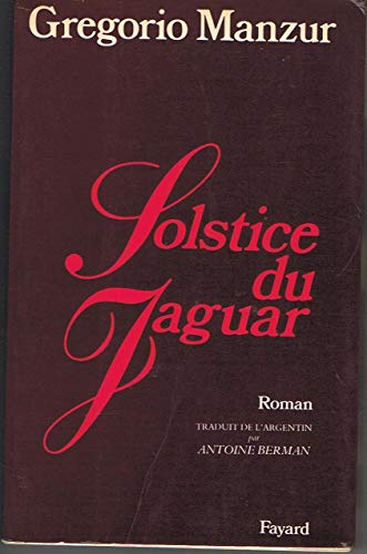 Stock image for Solstice du Jaguar for sale by Ammareal
