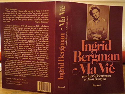 Stock image for INGRID BERGMAN - MA VIE for sale by Librairie l'Aspidistra