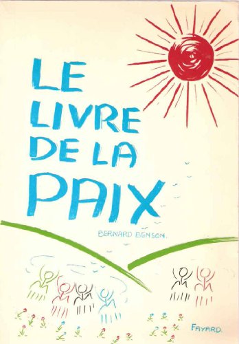 Imagen de archivo de Le livre de la paix (French Edition) a la venta por Ammareal