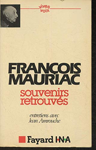 9782213009926: Souvenirs retrouvés (Vives voix) (French Edition)