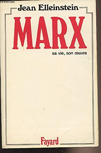 Stock image for Marx, sa vie, son oeuvre for sale by medimops