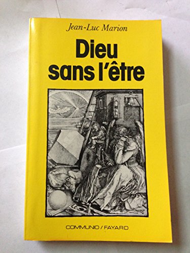 Beispielbild fr Dieu Sans L'tre : Thologiques zum Verkauf von RECYCLIVRE