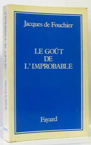 Stock image for Le got de l'improbable for sale by medimops