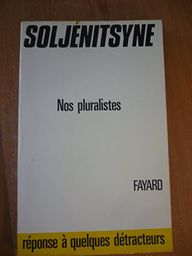 NOS PLURALISTES