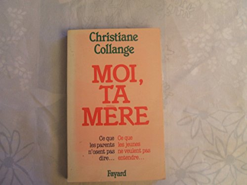 Stock image for Moi, ta mre for sale by Librairie Th  la page