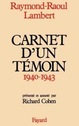 Carnet d'un témoin