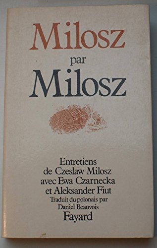 Beispielbild für Milosz par Milosz zum Verkauf von medimops