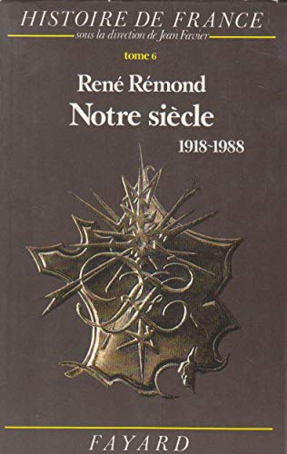 Stock image for Notre sicle for sale by A TOUT LIVRE