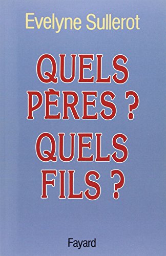 Imagen de archivo de Quels pres? quels fils? a la venta por Librairie Th  la page