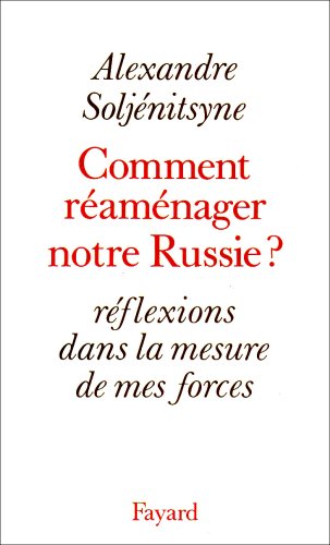 9782213026350: Comment ramnager notre Russie ?