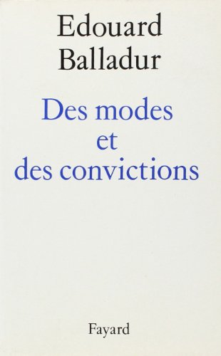 Beispielbild fr Des modes et des convictions zum Verkauf von Librairie Th  la page