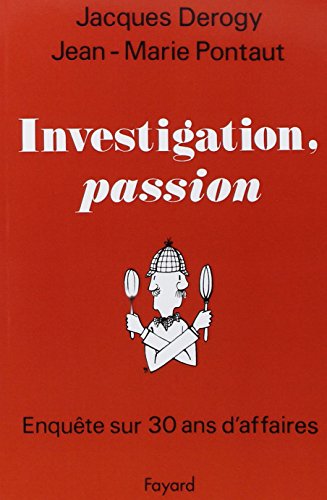 Beispielbild fr Investigation, passion zum Verkauf von Ammareal