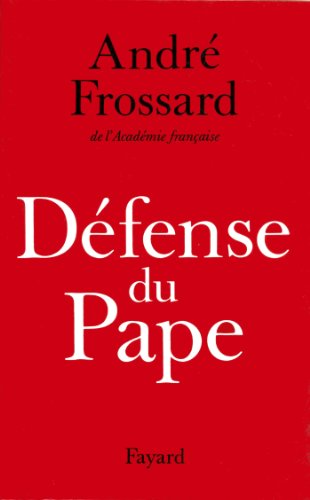 Stock image for Dfense du Pape for sale by Librairie Th  la page
