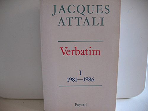 9782213032016: Verbatim: Chronique des annes 1986-1988