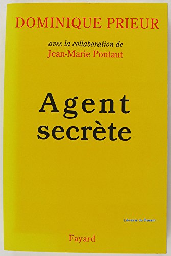 Stock image for Agent secrte for sale by Ammareal