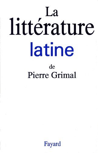 Stock image for La litterature latine for sale by Gallix