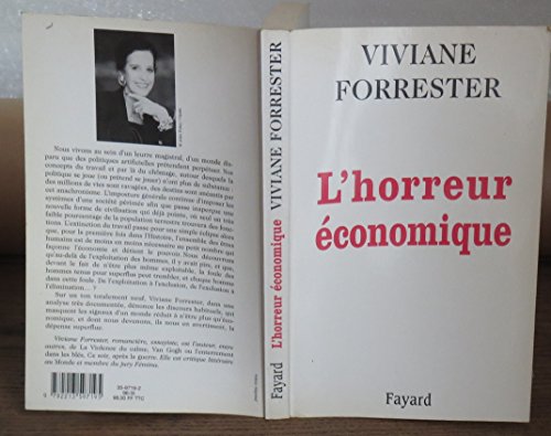 Stock image for L'horreur e?conomique (Documents) (French Edition) for sale by Wonder Book