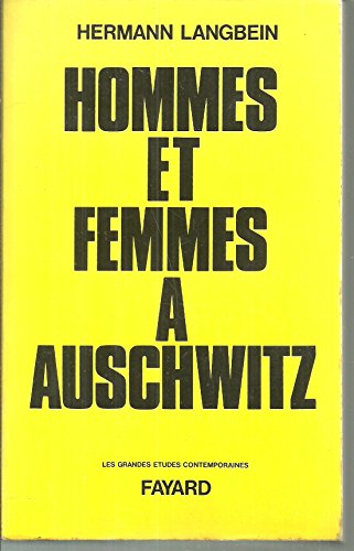 9782213602653: Hommes et femmes  Auschwitz