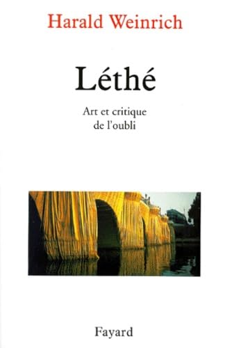 Stock image for Lth : Art et Critique de l'oubli for sale by medimops