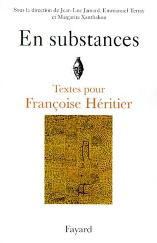 Beispielbild fr En Substances: Textes pour Francoise Heritier zum Verkauf von Salsus Books (P.B.F.A.)