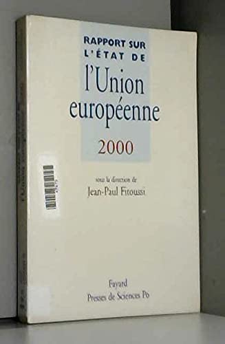 Beispielbild fr Rapport sur l'tat de l'Union europenne 2000 zum Verkauf von medimops