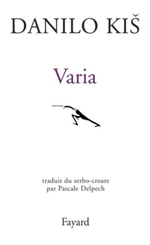 Varia (9782213618913) by Kis, Danilo