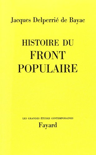 Stock image for Histoire du Front populaire for sale by LeLivreVert