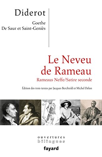 Beispielbild fr Le neveu de Rameau: Rameaus Neffe/Satire seconde zum Verkauf von Librairie Th  la page