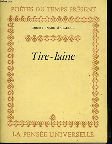 Imagen de archivo de Tire-laine a la venta por medimops