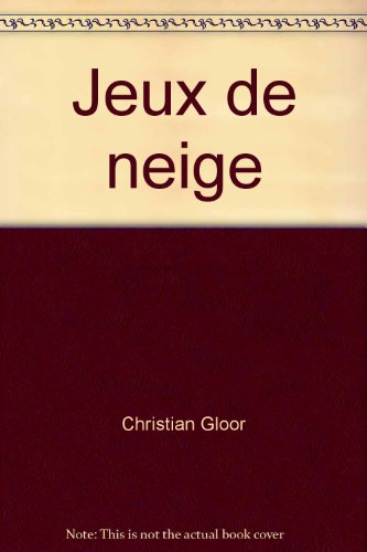 Stock image for Jeux de neige for sale by Librairie Th  la page