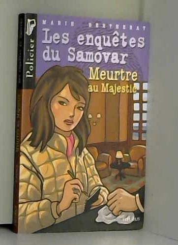 Beispielbild fr Les enqutes du Samovar, tome 1 : Meurtre au Majestic zum Verkauf von medimops