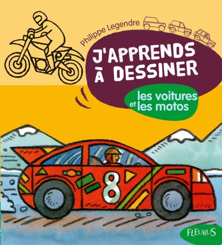 9782215100911: VOITURES ET MOTOS + PAPIER DESSIN (J'APPRENDS A DESSINER+PRIME, 34)