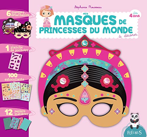 Beispielbild fr Mes masques de princesses du monde  dcorer zum Verkauf von Revaluation Books
