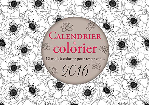 Beispielbild fr CALENDRIER A COLORIER 2016 Postel, Nadine et Haumont, Marie zum Verkauf von BIBLIO-NET