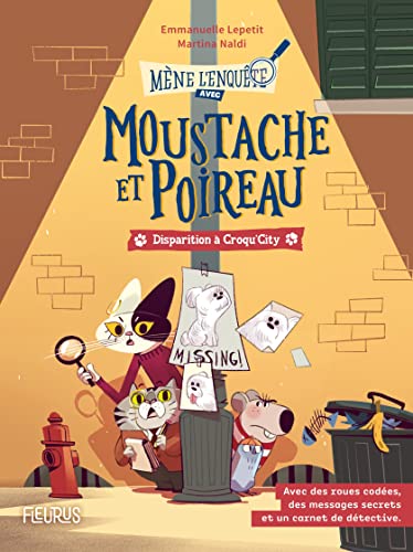 Stock image for Moustache et Poireau - Disparition  Croqu'City, tome 1 for sale by Librairie Th  la page