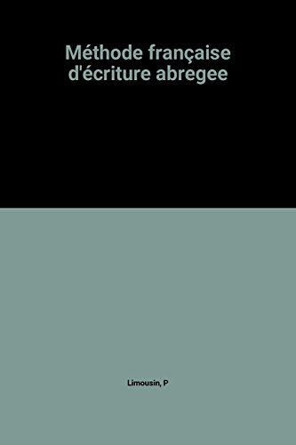 9782216006878: Methode Francaise D'Ecriture Abregee. 3 Livres, Methode, Devoirs, Corrige Des Exercices