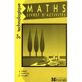 Maths livret d'activités 3e technologique