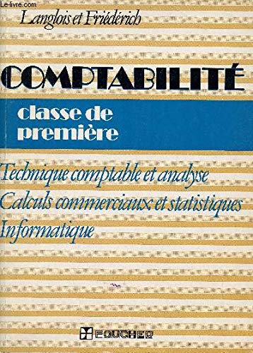Comptabilite / classe de 1" (9782216015146) by LANGLOIS