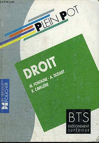 9782216019038: Plein Pot : Droit Bts