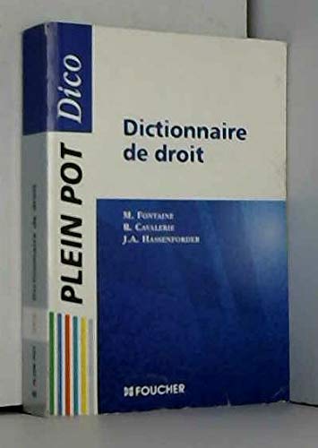 Stock image for Dictionnaire de droit for sale by Wonder Book
