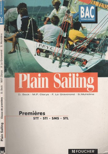 Imagen de archivo de Plain sailing, 1re (Ouvrage) a la venta por Ammareal