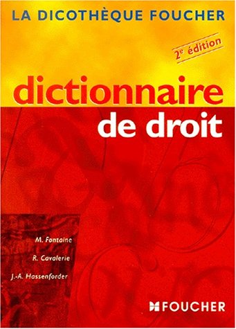 9782216087693: Dictionnaire de droit: 2me dition