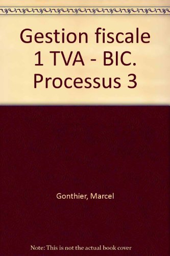 Stock image for Gestion fiscale 1 : TVA - BIC , dition 2001-2002 for sale by Ammareal