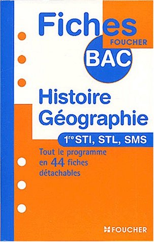 Beispielbild fr HISTOIRE GEOGRAPHIE 1E STI/STL/SMS (Ancienne dition) zum Verkauf von Ammareal